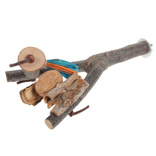 Durable natural wood parrot - wood,