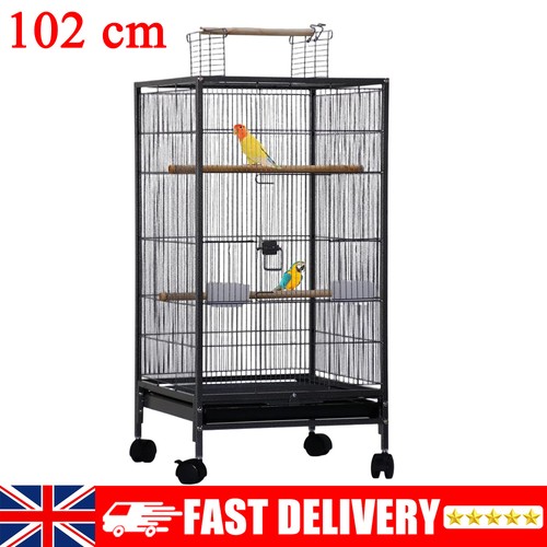 Large bird cage metal parrot - bird,