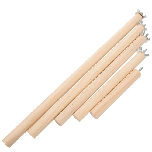 Pcs wooden bird perches - 5,