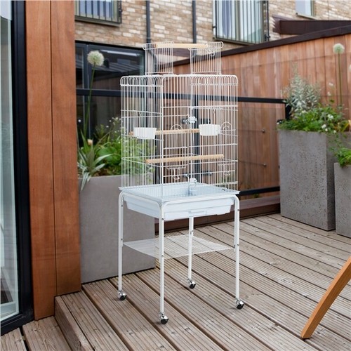Metal bird cage play open - play, top