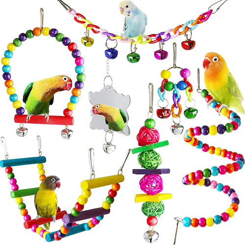 Pack parrot toys - 7,