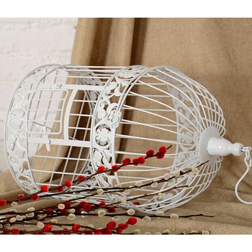 Metal bird cage ornament - bird,