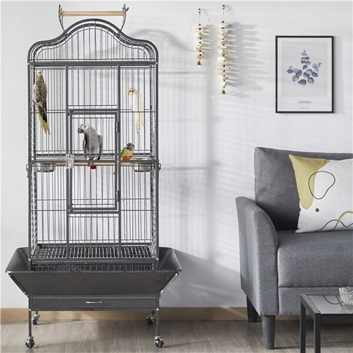 African grey cage large open - african,