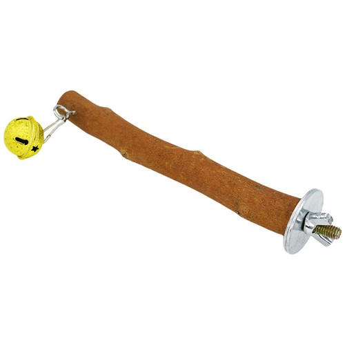 Natural wood parrot perch - parrot,