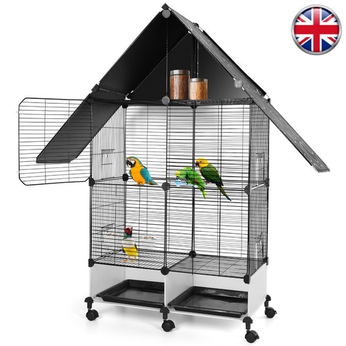 Bird cage with - with, rolling
