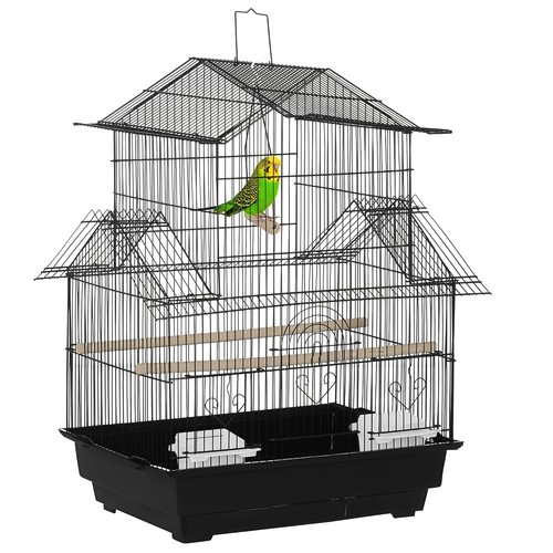 Pawhut bird cage with stand - cage,