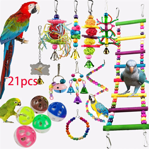 Pack parrot toys set - toys, metal
