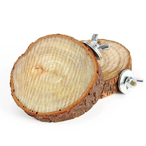 Natural wood bird cage - wood,