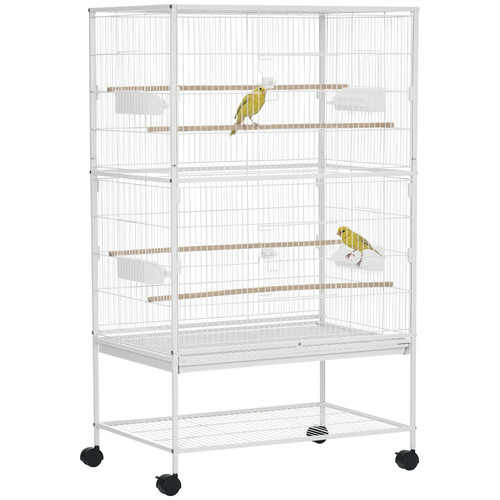 Pawhut large bird cage budgie - large,