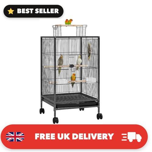 5cm black steel - black, cage