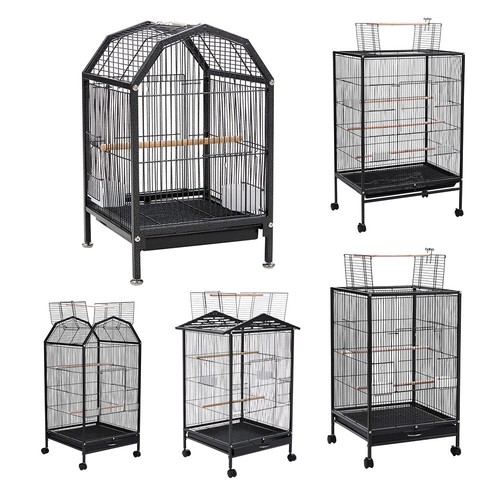 Metal parakeet cage cockatiel - cage,