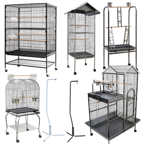 Large bird cage parrot - large,